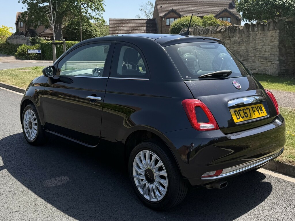 Fiat 500 1.2 500 My17 1.2 69Hp Lounge 201867 DC67FVM Black #6
