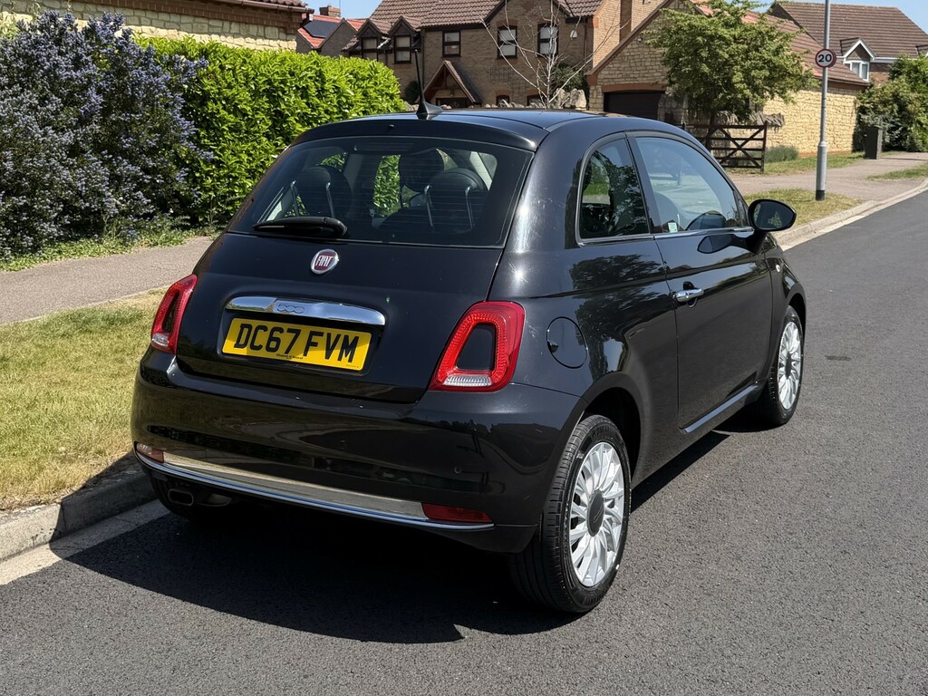 Fiat 500 1.2 500 My17 1.2 69Hp Lounge 201867 DC67FVM Black #4