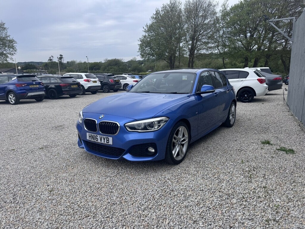 BMW 1 Series 118D M Sport HN16VYB Blue #6