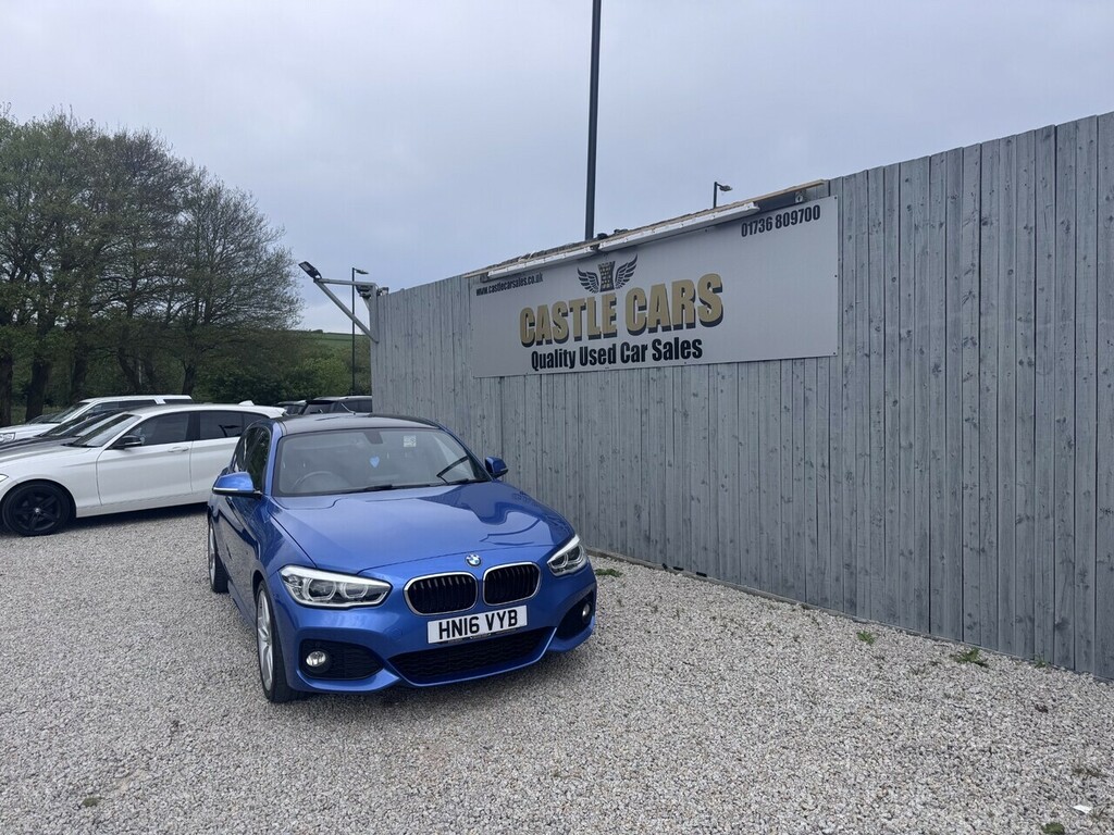 BMW 1 Series 118D M Sport HN16VYB Blue #2