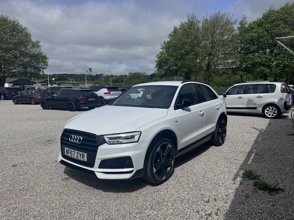 Audi Q3 Tdi Black Edition WF67ZYR White #5