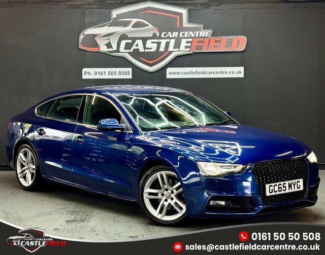 Audi A5 2016 2.0 Tdi S Line Sportback S Tronic Blue