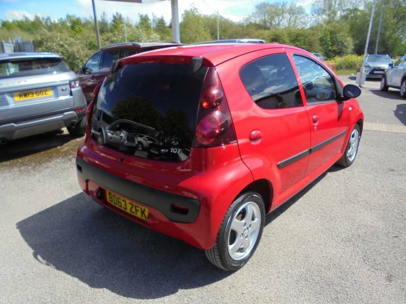 Peugeot 107 1.0 Allure - 2013 63 BD63ZFK Red #6