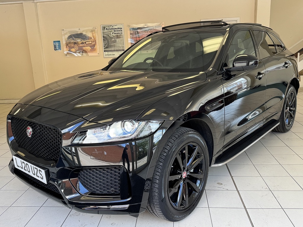 Jaguar F-Pace P250i Chequered Flag U6427 Ulez Black #5