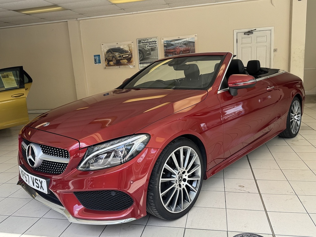 Mercedes-Benz C Class C300 Amg Line U6426 Ulez WP67VSX Red #2