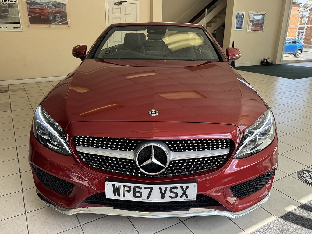 Mercedes-Benz C Class C300 Amg Line U6426 Ulez WP67VSX Red #3
