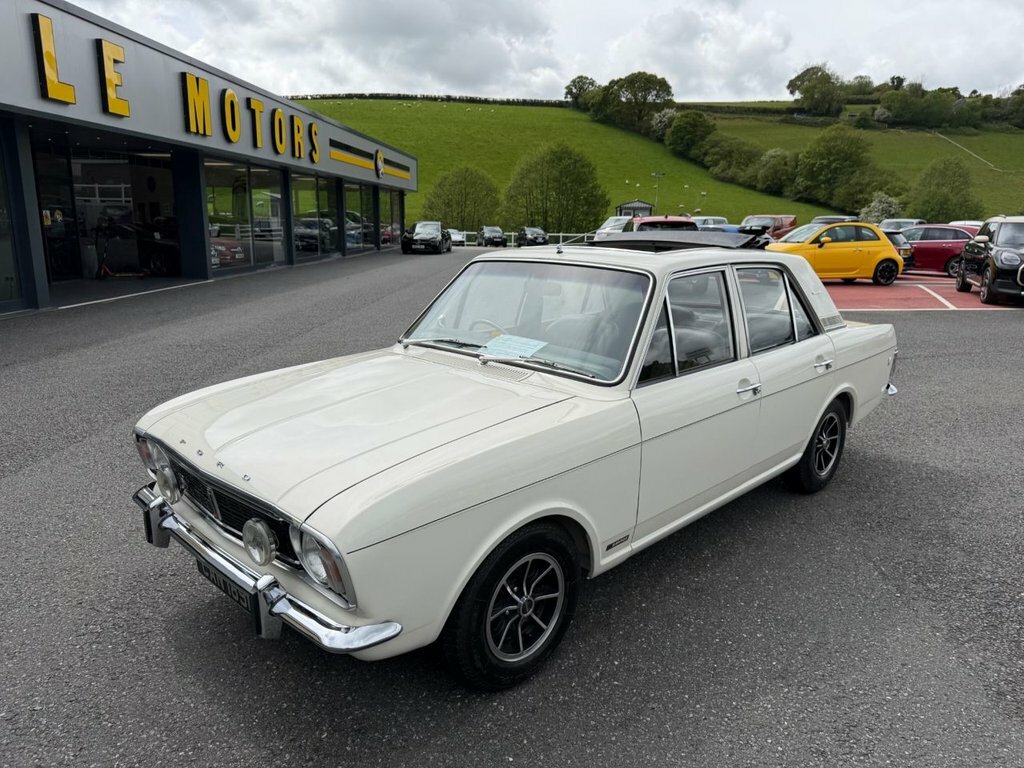 Ford Cortina Saloon White #2