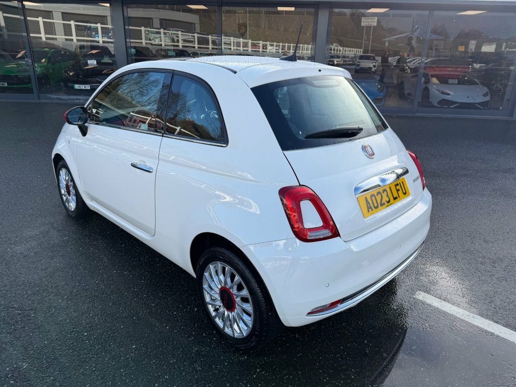 Fiat 500 1L Red AO23LFU White #5