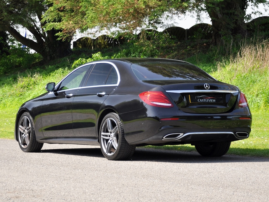 Mercedes-Benz E Class 2.0 E 220 D Amg Line Premium Saloon Dies KO67KFT Black #6