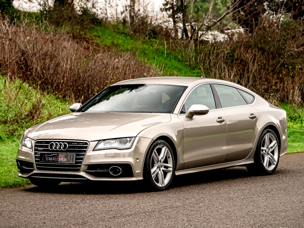 Audi A7 3.0 A7 Sportback S Line Tdi Quattro Coupe Beige #6