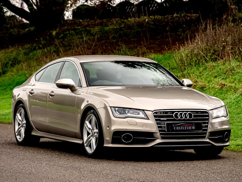 Audi A7 3.0 A7 Sportback S Line Tdi Quattro Coupe Beige