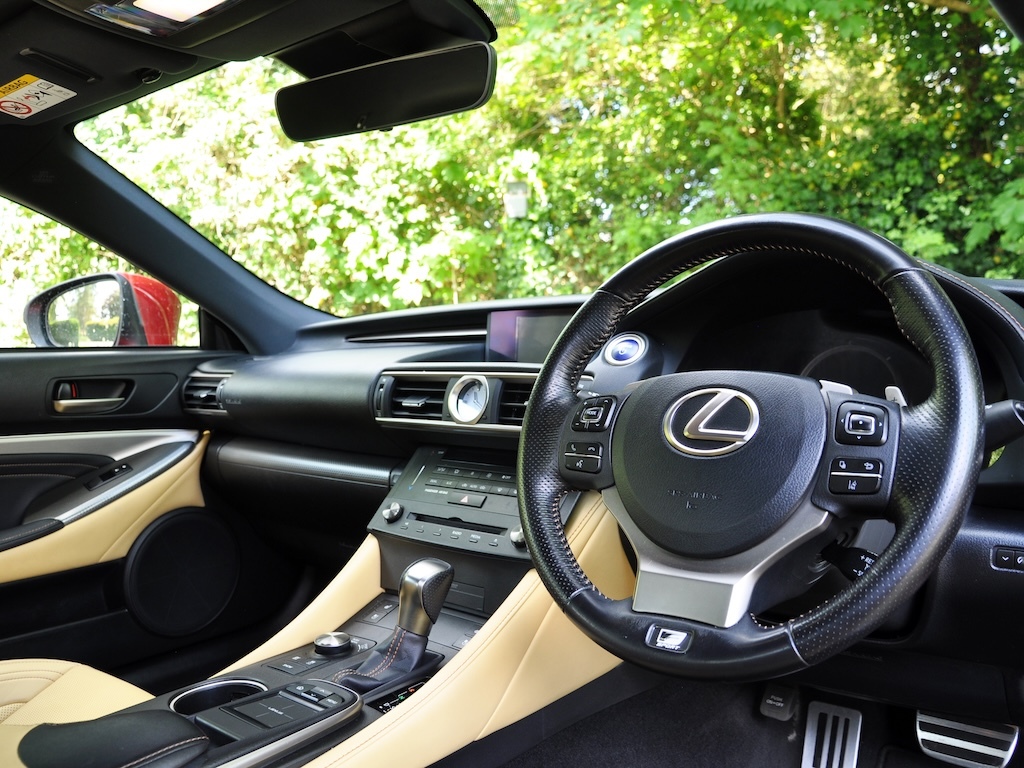 Lexus RC F Sport Cvt Coupe Red #2
