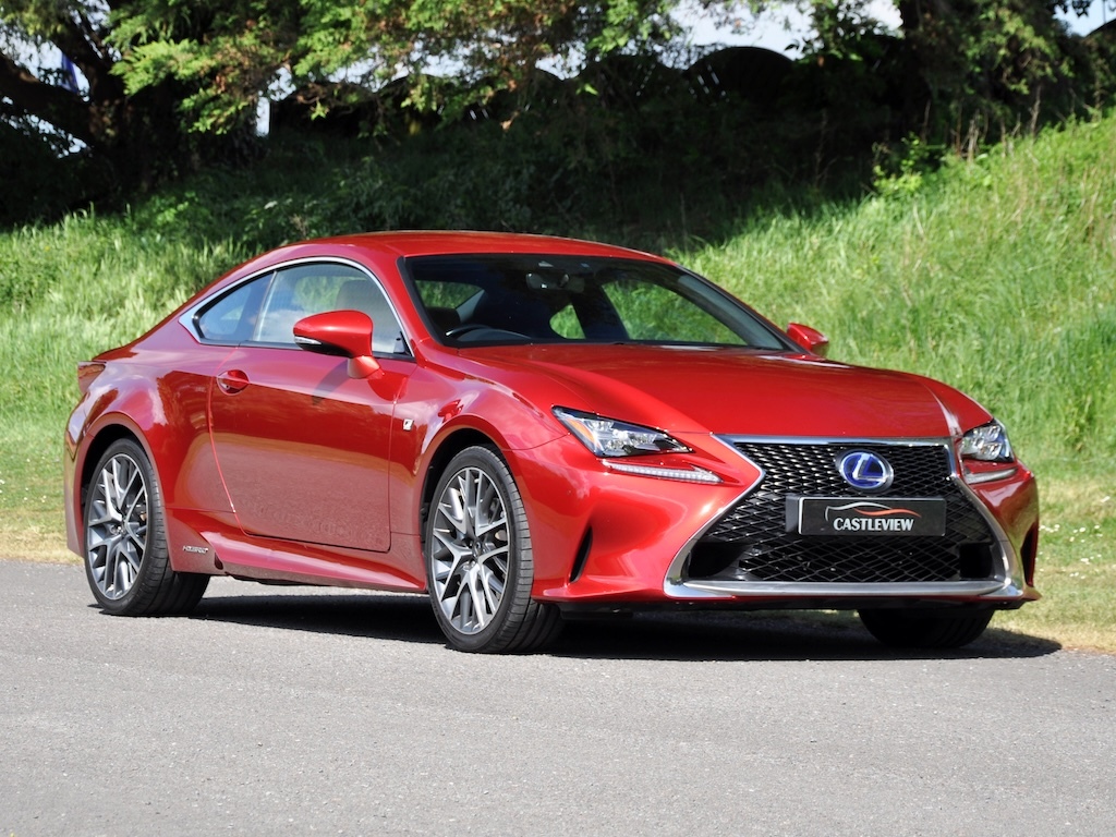 Lexus RC F Sport Cvt Coupe Red