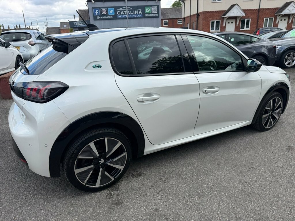 Peugeot e-208 Hatchback BF71NJN White #6
