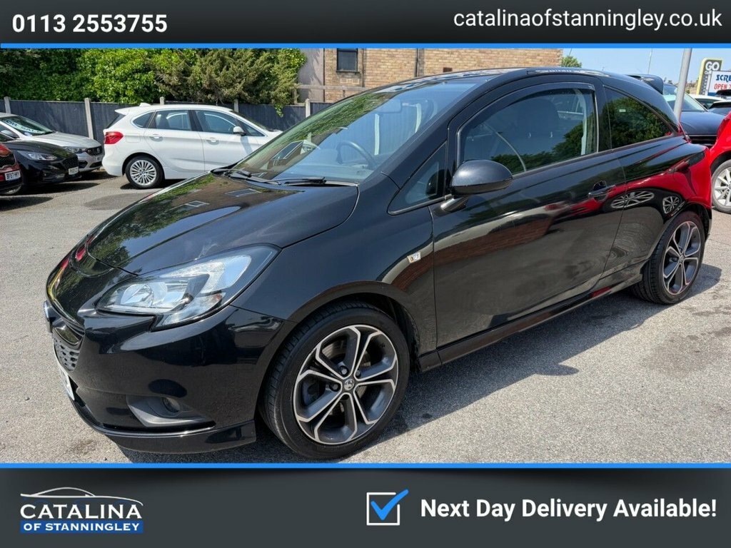 Vauxhall Corsa 1.4L Black Edition FY67LXR Black #3