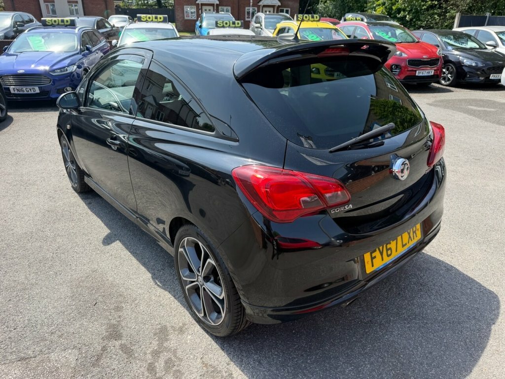 Vauxhall Corsa 1.4L Black Edition FY67LXR Black #6