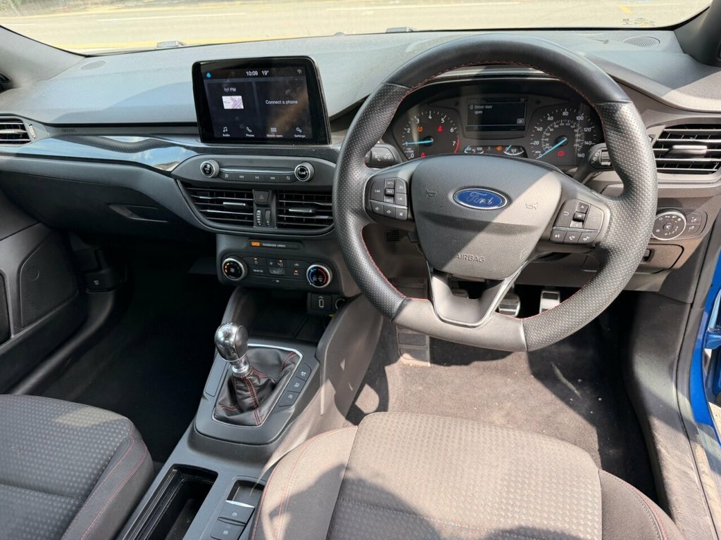 Ford Focus 1L St-line YX20JZH Blue #4