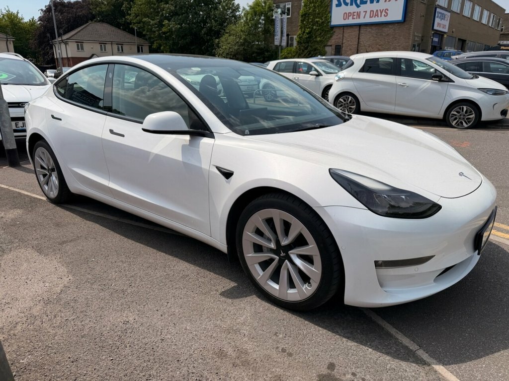 Tesla Model 3 Saloon BG21EHW White #3