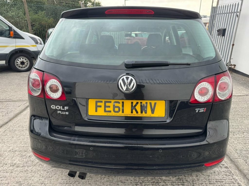 Volkswagen Golf Plus 1.4L Se Black #4