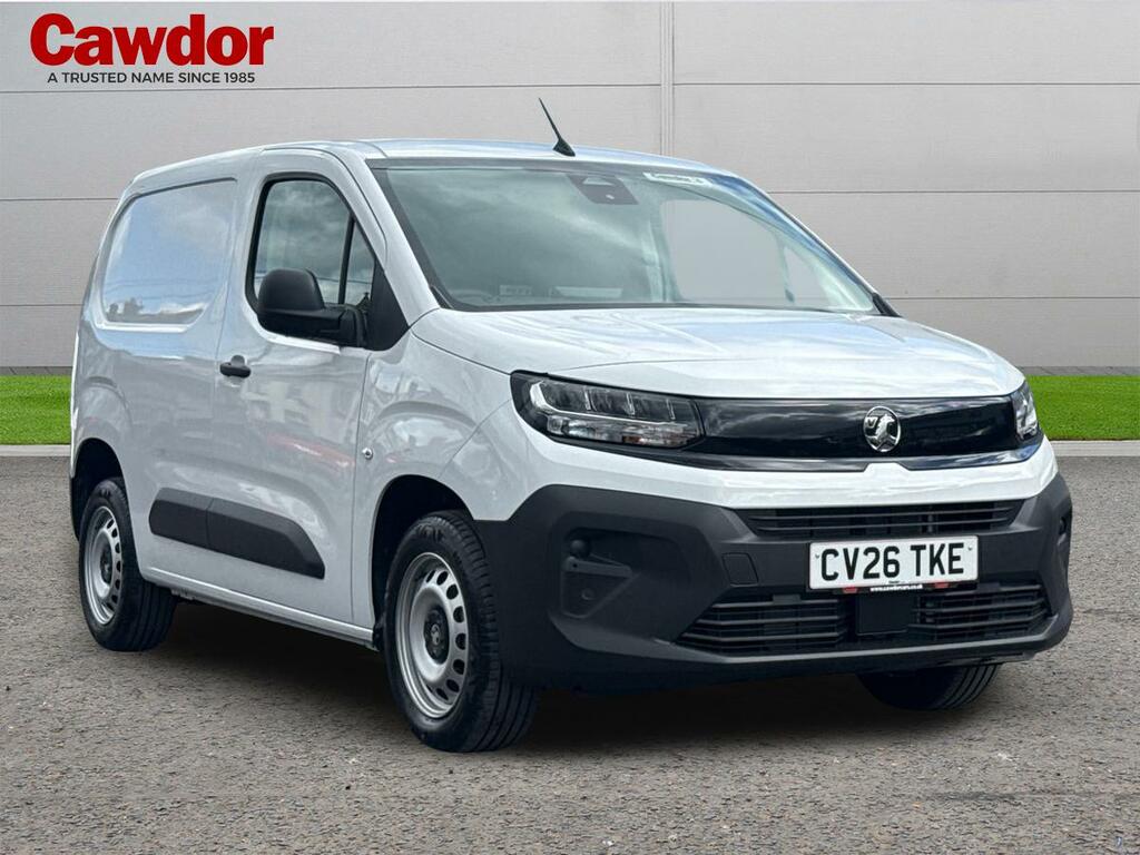 Vauxhall Combo Crg H1 2300 1.5 Tb D 100 Prime Pls White