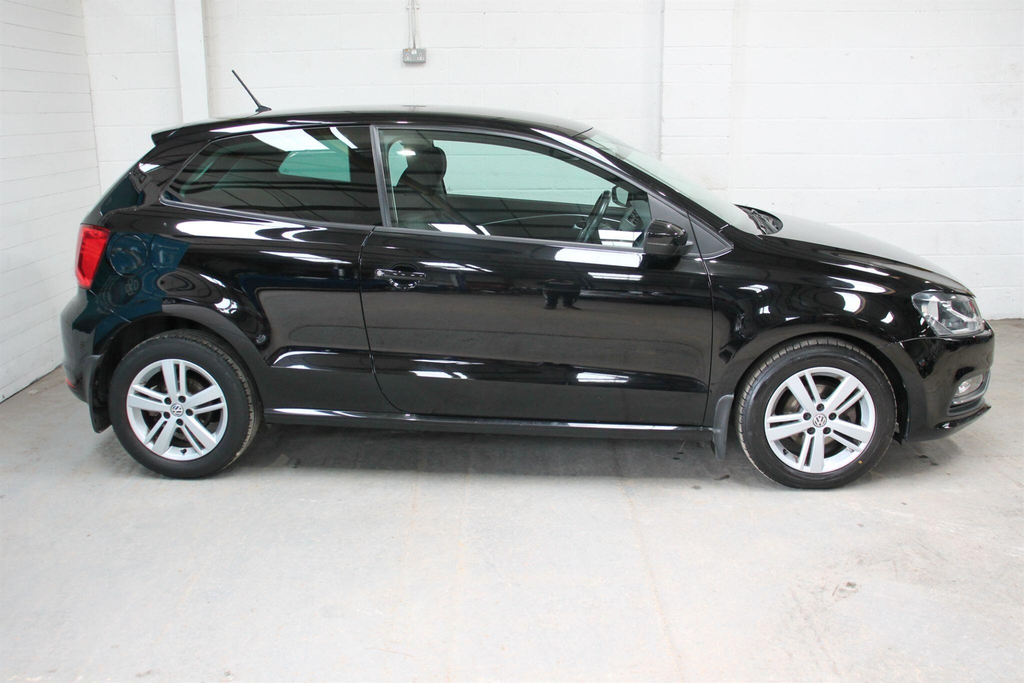 Volkswagen Polo 1.2 Tsi Bluemotion Tech Match Edition Euro 6 Ss VA17GVU Black #2