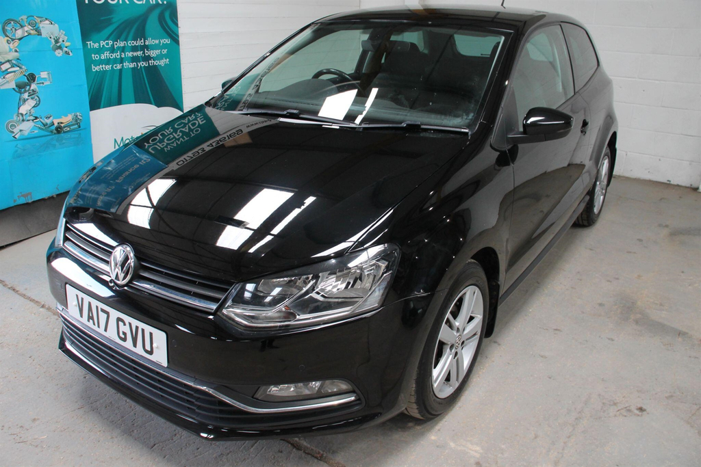 Volkswagen Polo 1.2 Tsi Bluemotion Tech Match Edition Euro 6 Ss VA17GVU Black #4