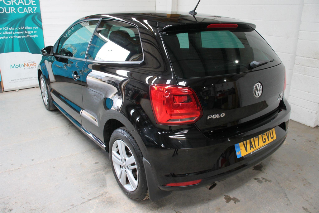 Volkswagen Polo 1.2 Tsi Bluemotion Tech Match Edition Euro 6 Ss VA17GVU Black #6