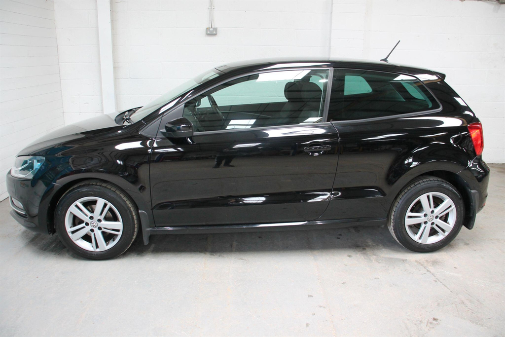 Volkswagen Polo 1.2 Tsi Bluemotion Tech Match Edition Euro 6 Ss VA17GVU Black #5