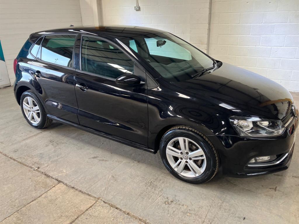 Volkswagen Polo 1.2 Tsi Bluemotion Tech Match Euro 6 Ss YC17NZT Black #2