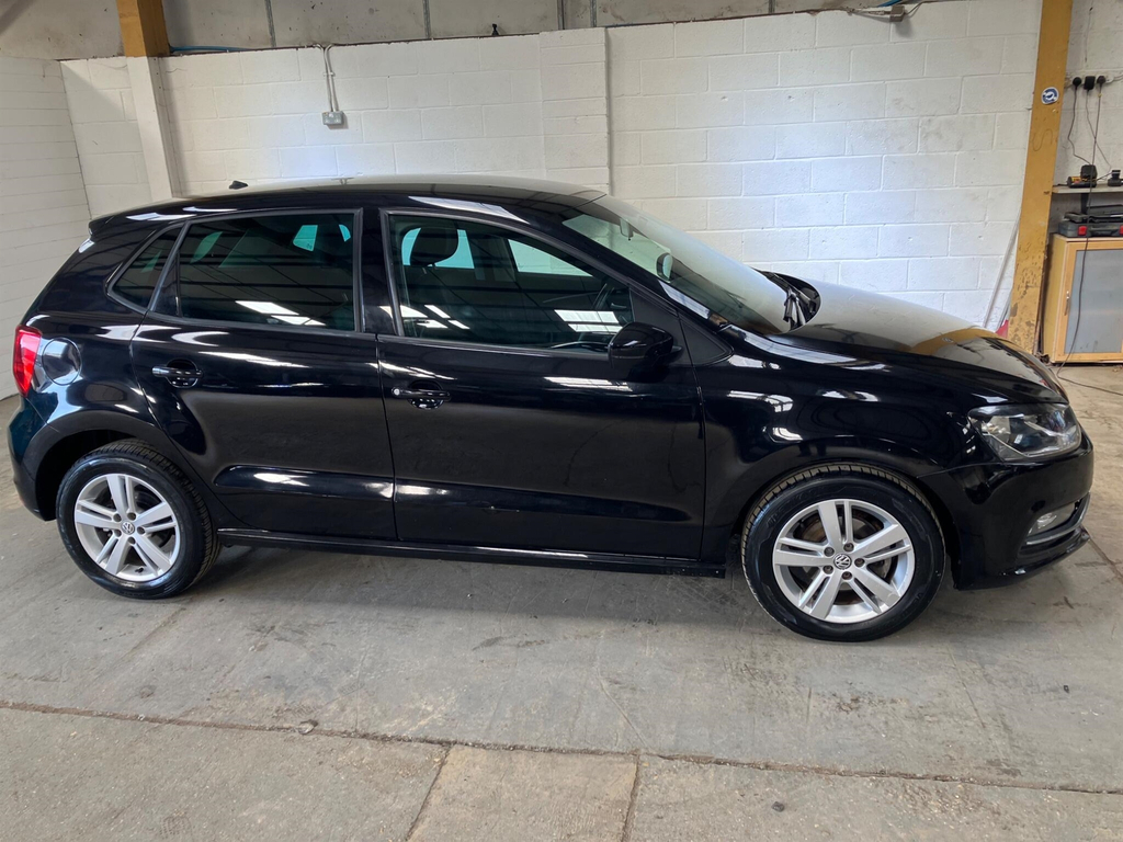 Volkswagen Polo 1.2 Tsi Bluemotion Tech Match Euro 6 Ss YC17NZT Black #4