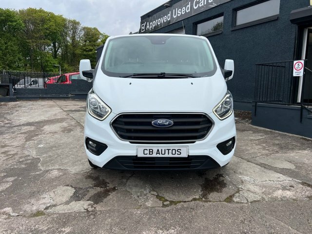 Ford Transit Custom 2020 2.0 300 Ecoblue Limited Panel Van MM70NWP White #2
