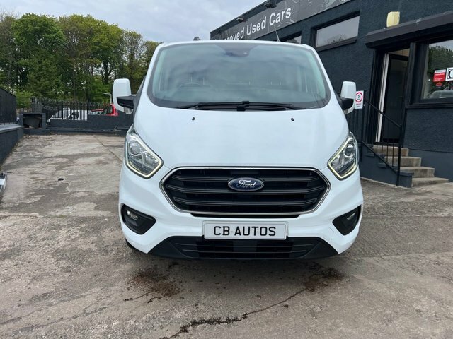 Ford Transit Custom 2022 2.0 300 Ecoblue Limited Panel Van MF22UPY White #2