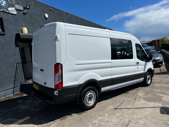 Ford Transit Custom 2022 2.0 350 Ecoblue Leader Crew Van Double Cab 6D MT22EPC White #4