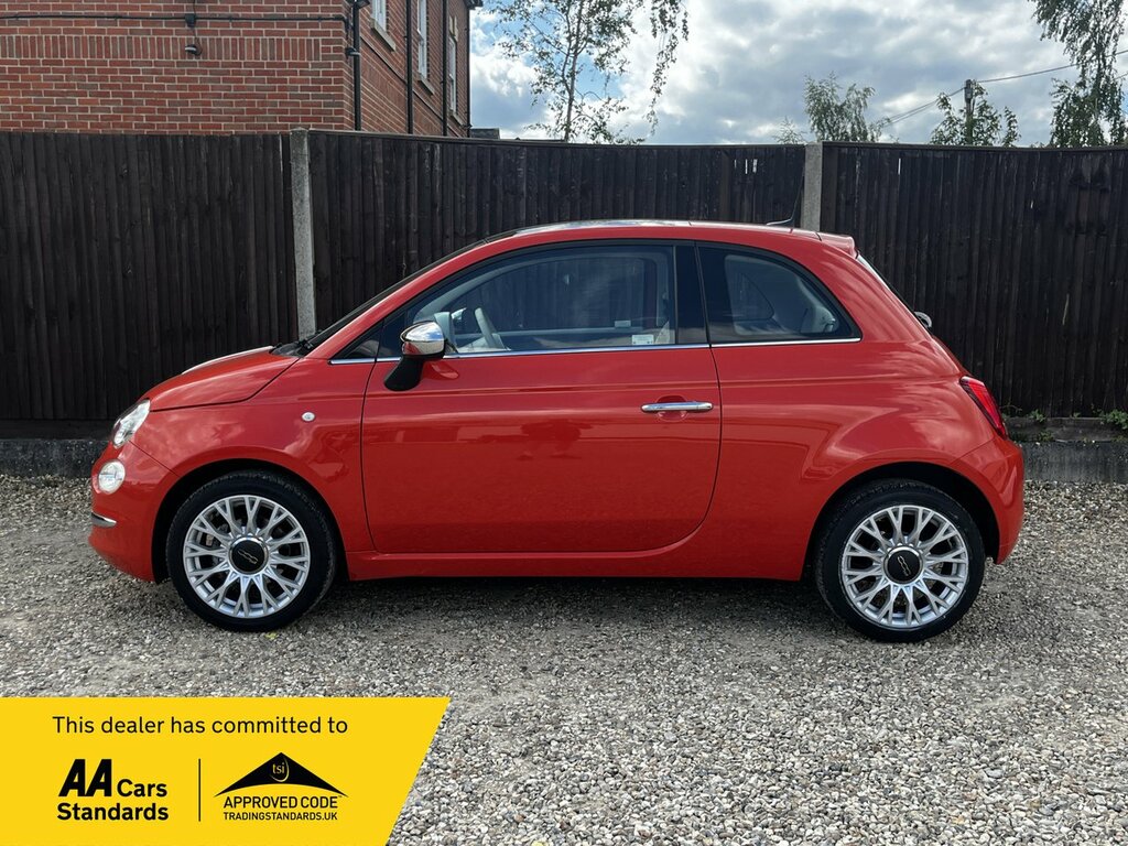 Fiat 500 Anniversario Orange