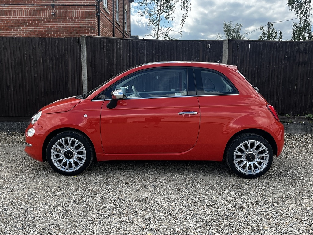 Fiat 500 Anniversario EJ67NRZ Orange #2