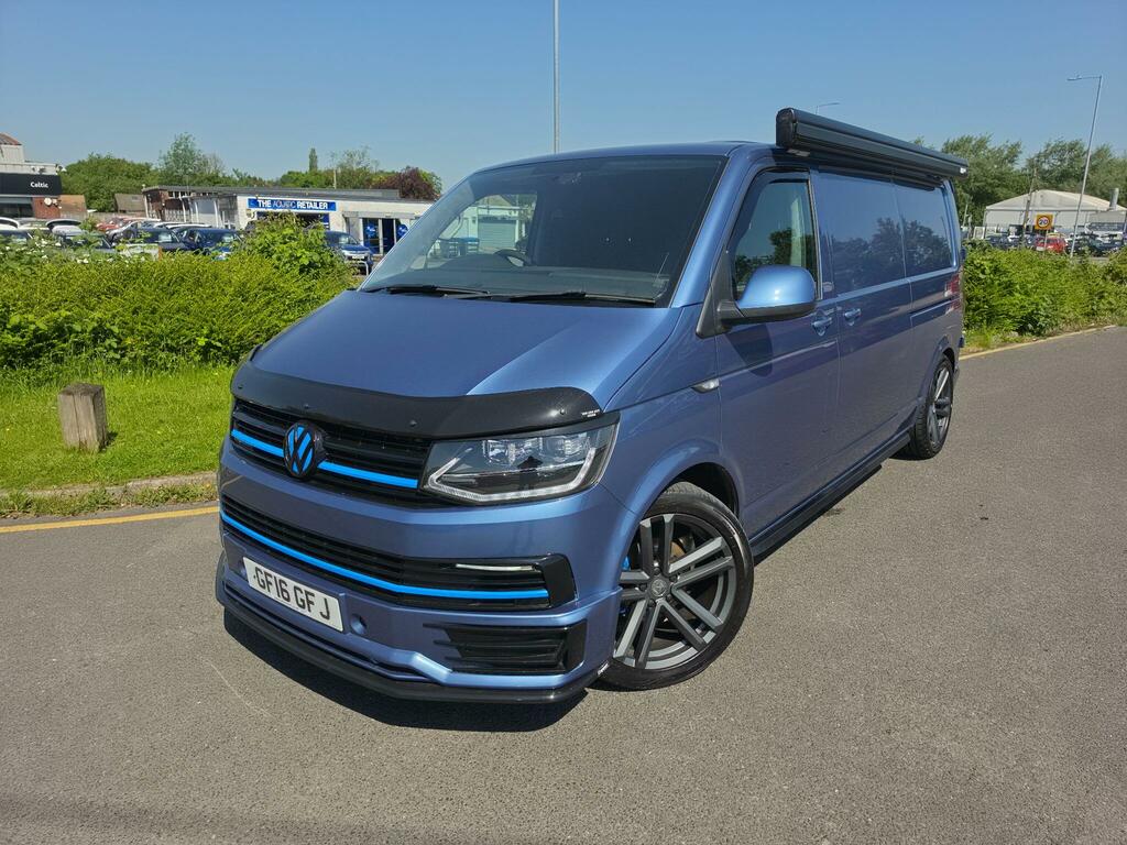 Volkswagen Transporter 2.0 Tdi T30 Bluemotion Tech Trendline Fwd Lwb Euro GF16GFJ Blue #3