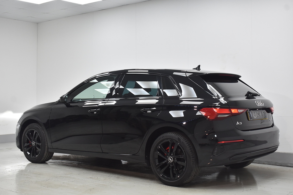 Audi A3 Hatchback RO21OOF Black #4