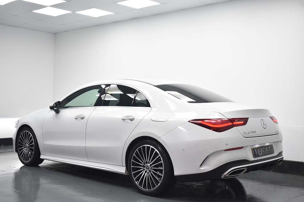Mercedes-Benz CLA Class Saloon GY73KFD White #4