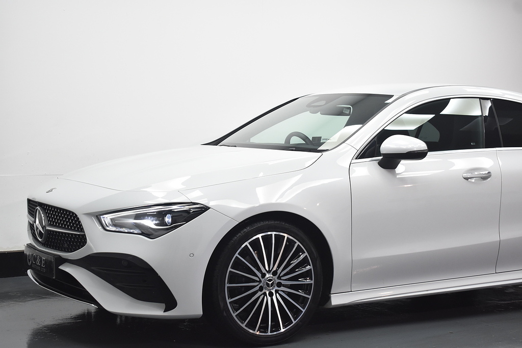 Mercedes-Benz CLA Class Saloon GY73KFD White #3