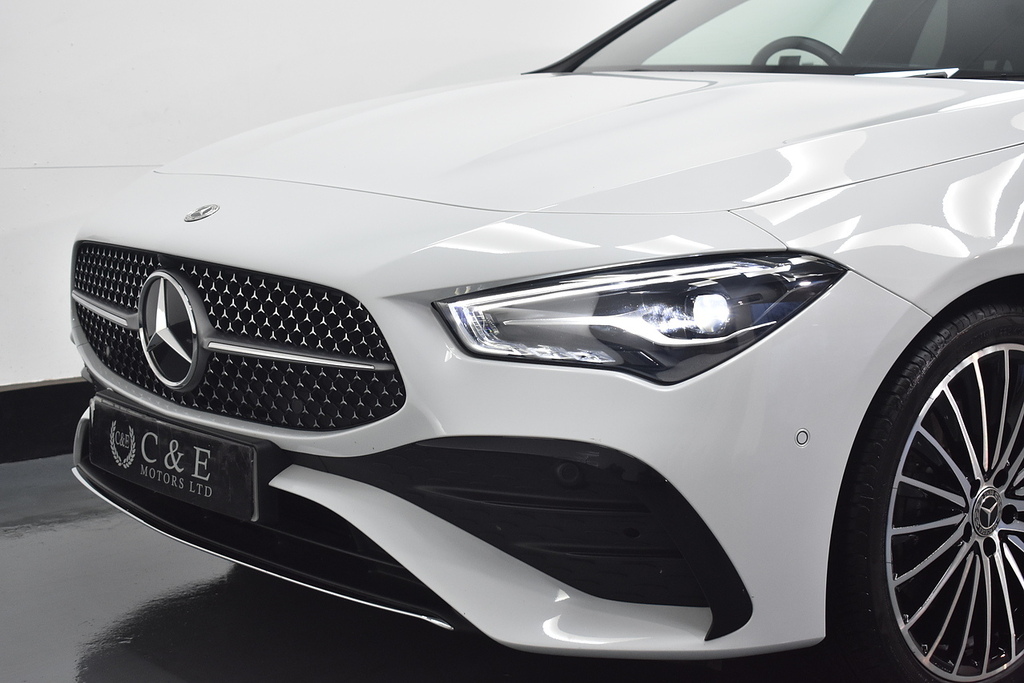 Mercedes-Benz CLA Class Saloon GY73KFD White #6