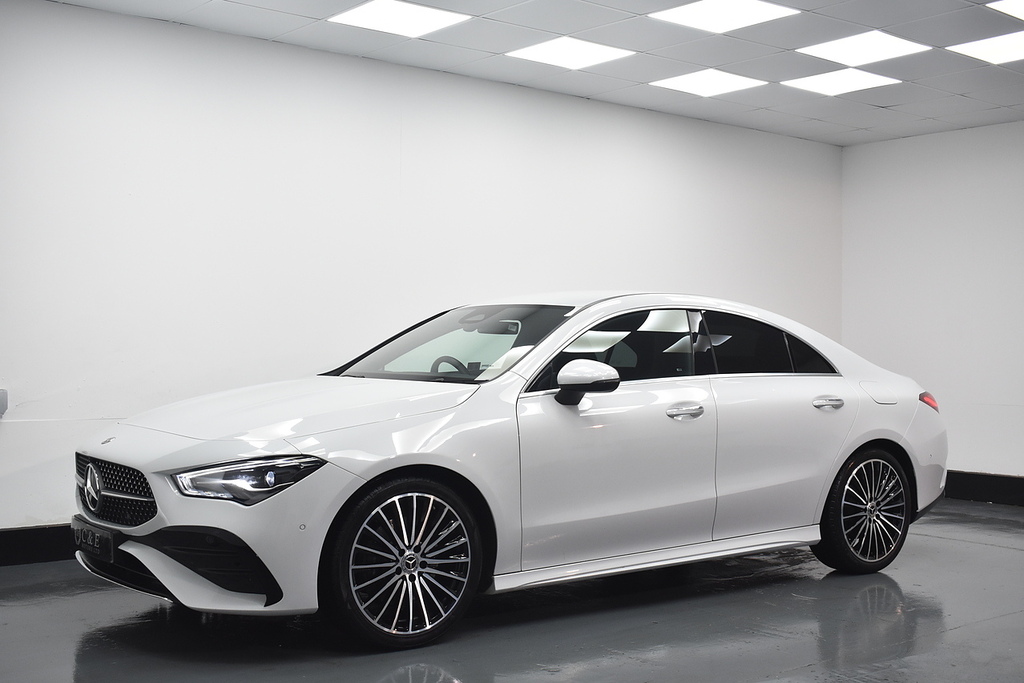 Mercedes-Benz CLA Class Saloon GY73KFD White #5