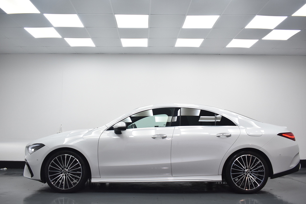 Mercedes-Benz CLA Class Saloon GY73KFD White #2