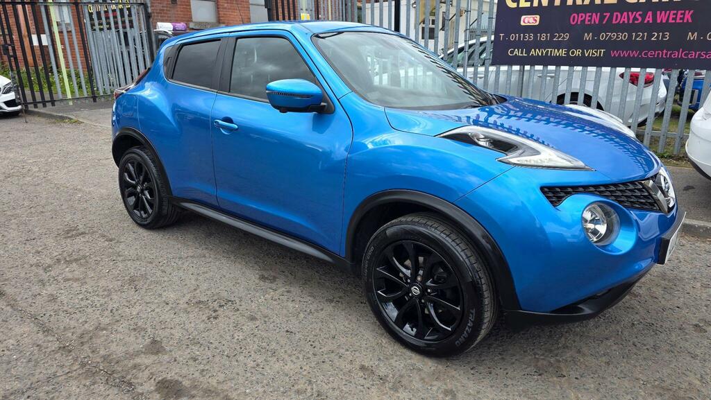 Nissan Juke 1.6 Tekna Xtron Euro 6 LL18NYM Blue #4