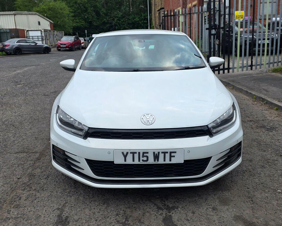 Volkswagen Scirocco Gt White #3