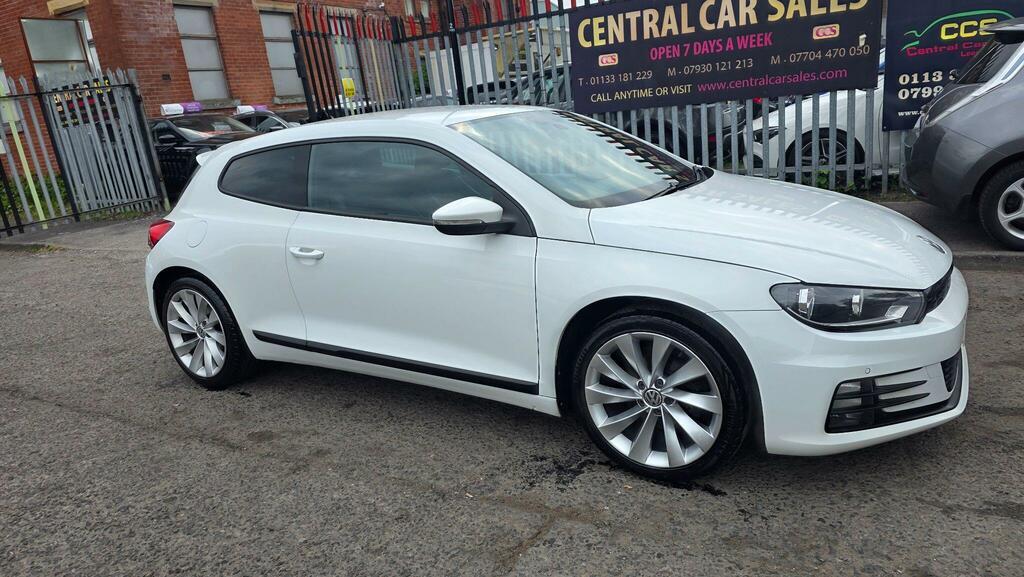 Volkswagen Scirocco Gt White #5