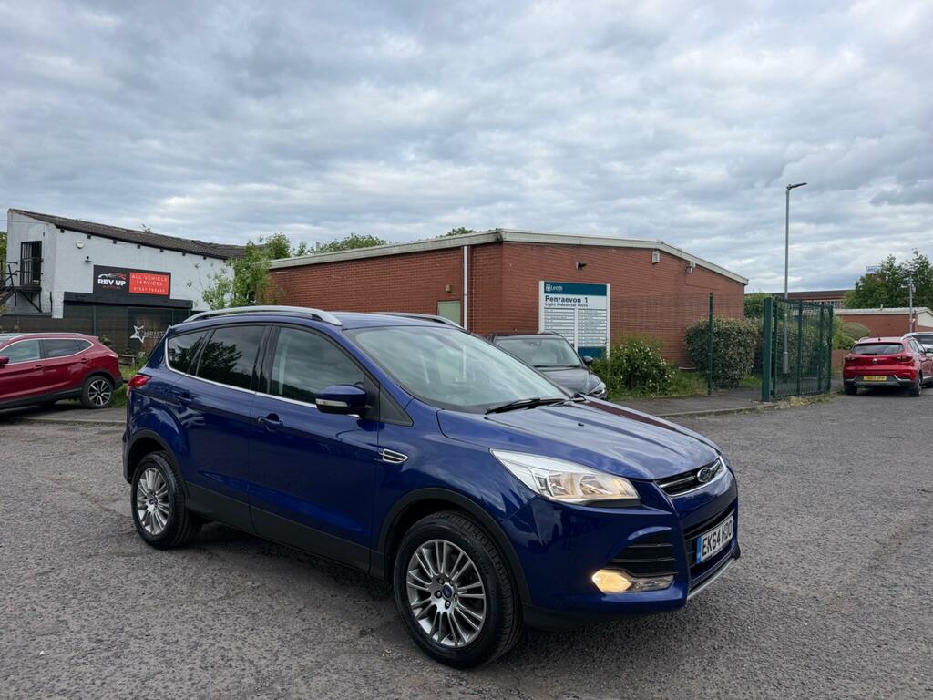 Ford Kuga 2.0 Tdci Titanium Powershift Awd Euro 5 EK64HDO Blue #4