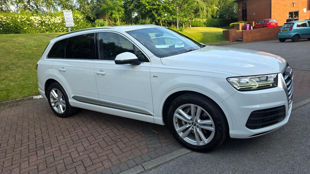 Audi Q7 3.0 Tdi V6 S Line Tiptronic Quattro Euro 6 Ss 5 LX65OAJ White #5