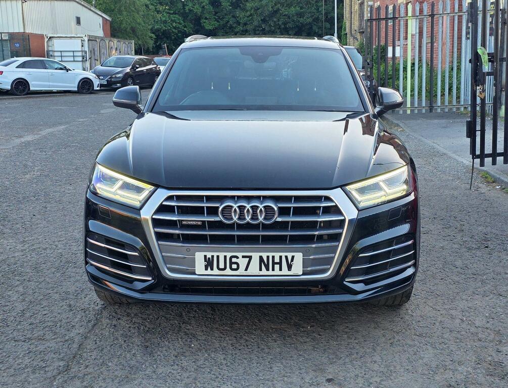 Audi Q5 2.0 Tdi S Line S Tronic Quattro Euro 6 Ss WU67NHV Black #2