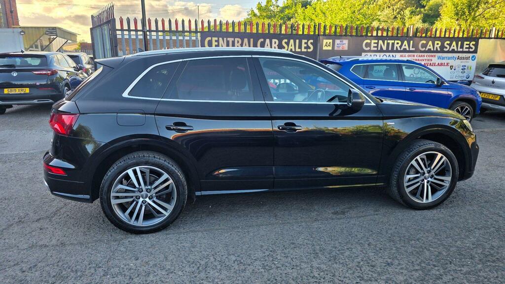 Audi Q5 2.0 Tdi S Line S Tronic Quattro Euro 6 Ss WU67NHV Black #6