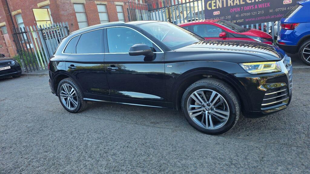 Audi Q5 2.0 Tdi S Line S Tronic Quattro Euro 6 Ss WU67NHV Black #4